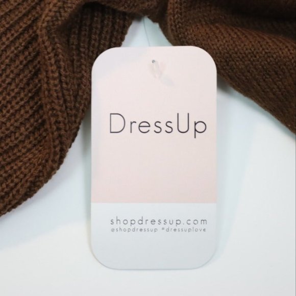 NWT Dress Up Womens Medium Crew Knit Pullover Sweater - Picture 5 of 5